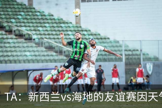 TA：新西兰vs海地的友谊赛因天气延误，美国恶劣天气再次引发担忧